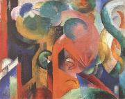 Franz Marc Small Composition iii (mk34) painting